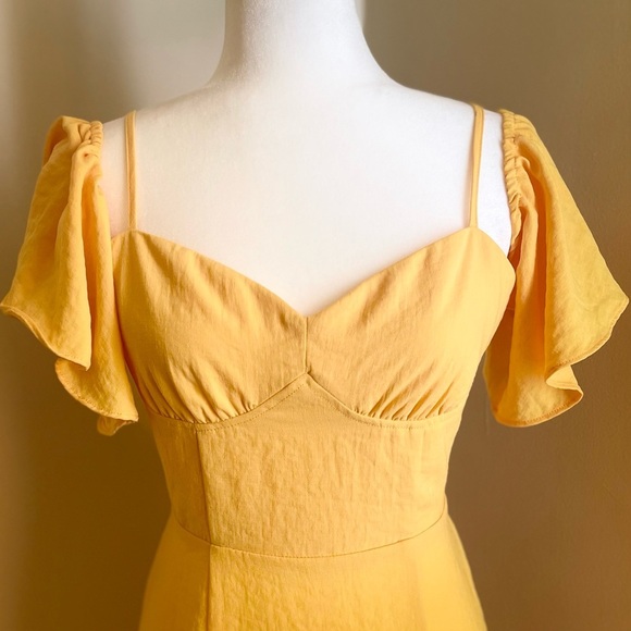 Urban Outfitters Boardwalk Cold Shoulder Midi Dress - Picture 8 of 13